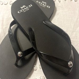 Coach flip flops!  Brand new/never worn.